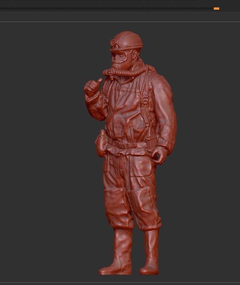 RESCUE MINER MAN 3 3D print model_1