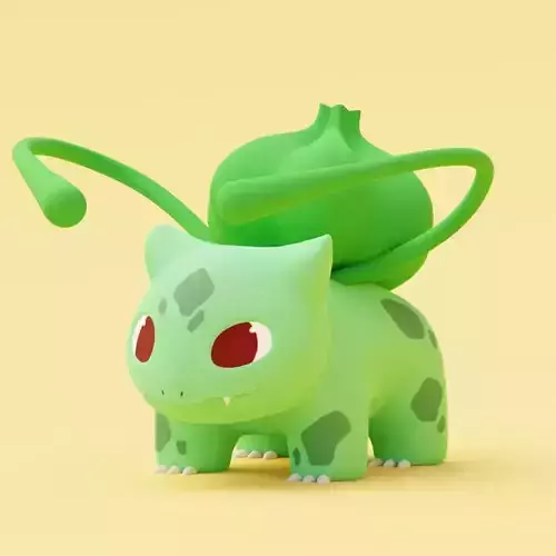 Pokemon Bulbasaur 3D Model Free 3D model
