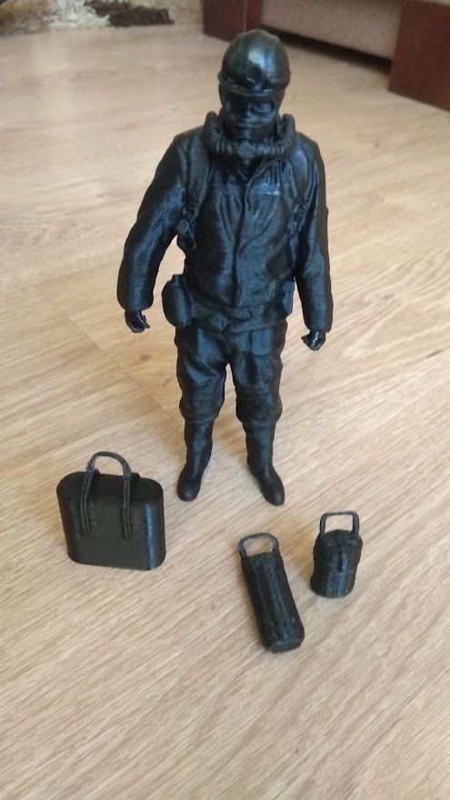 RESCUE MINER MAN 4 3D print model_1