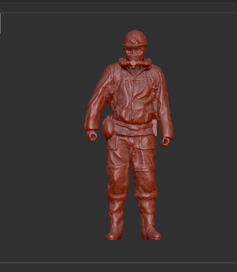 RESCUE MINER MAN 4 3D print model_2