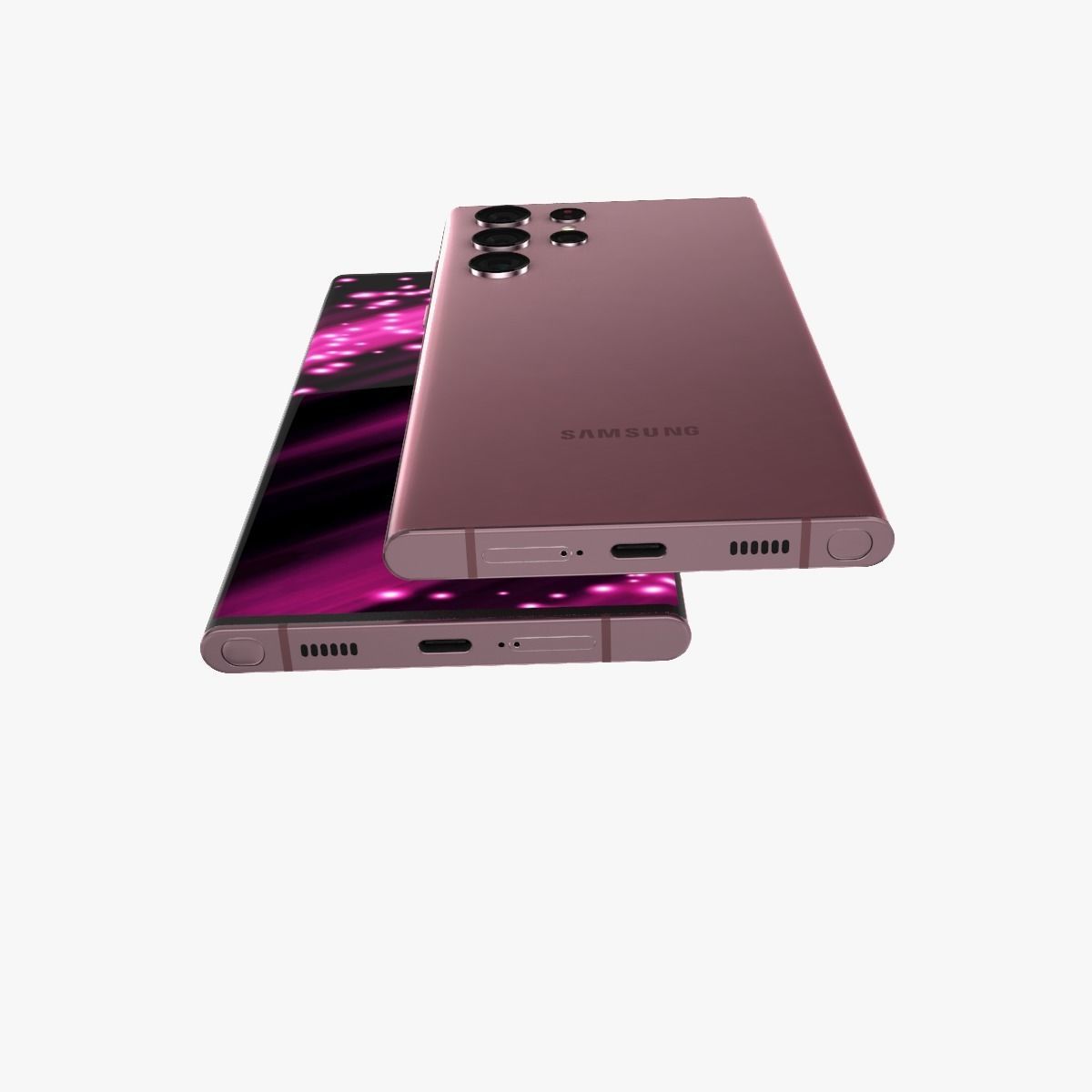 Samsung Galaxy S22 Ultra 5G Low-poly 3D model_5
