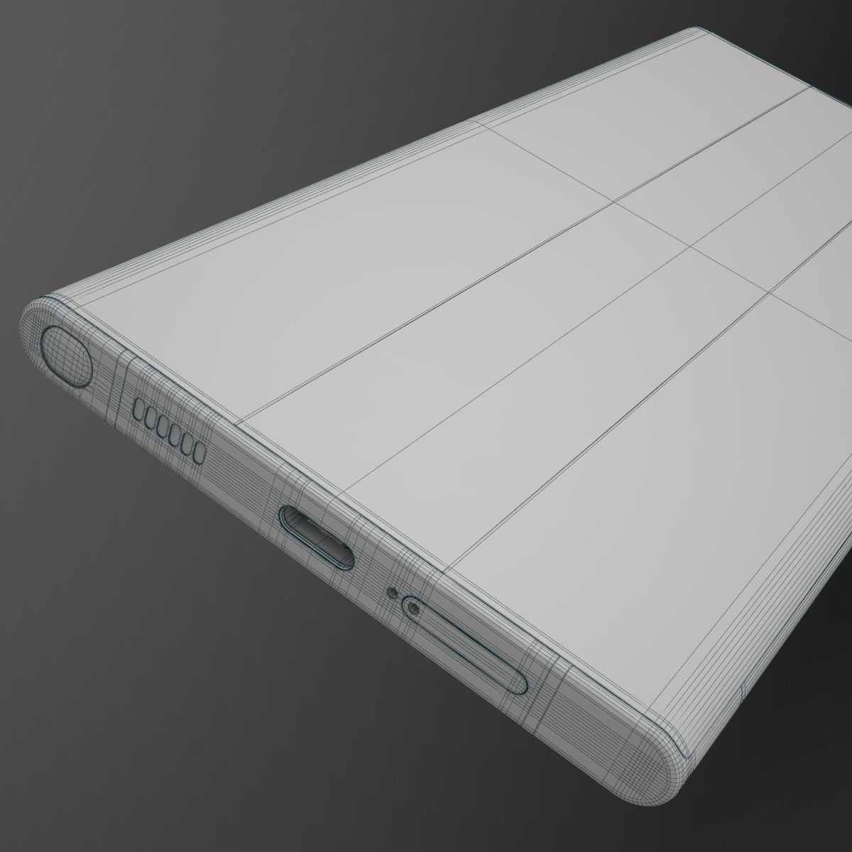Samsung Galaxy S22 Ultra 5G Low-poly 3D model_14