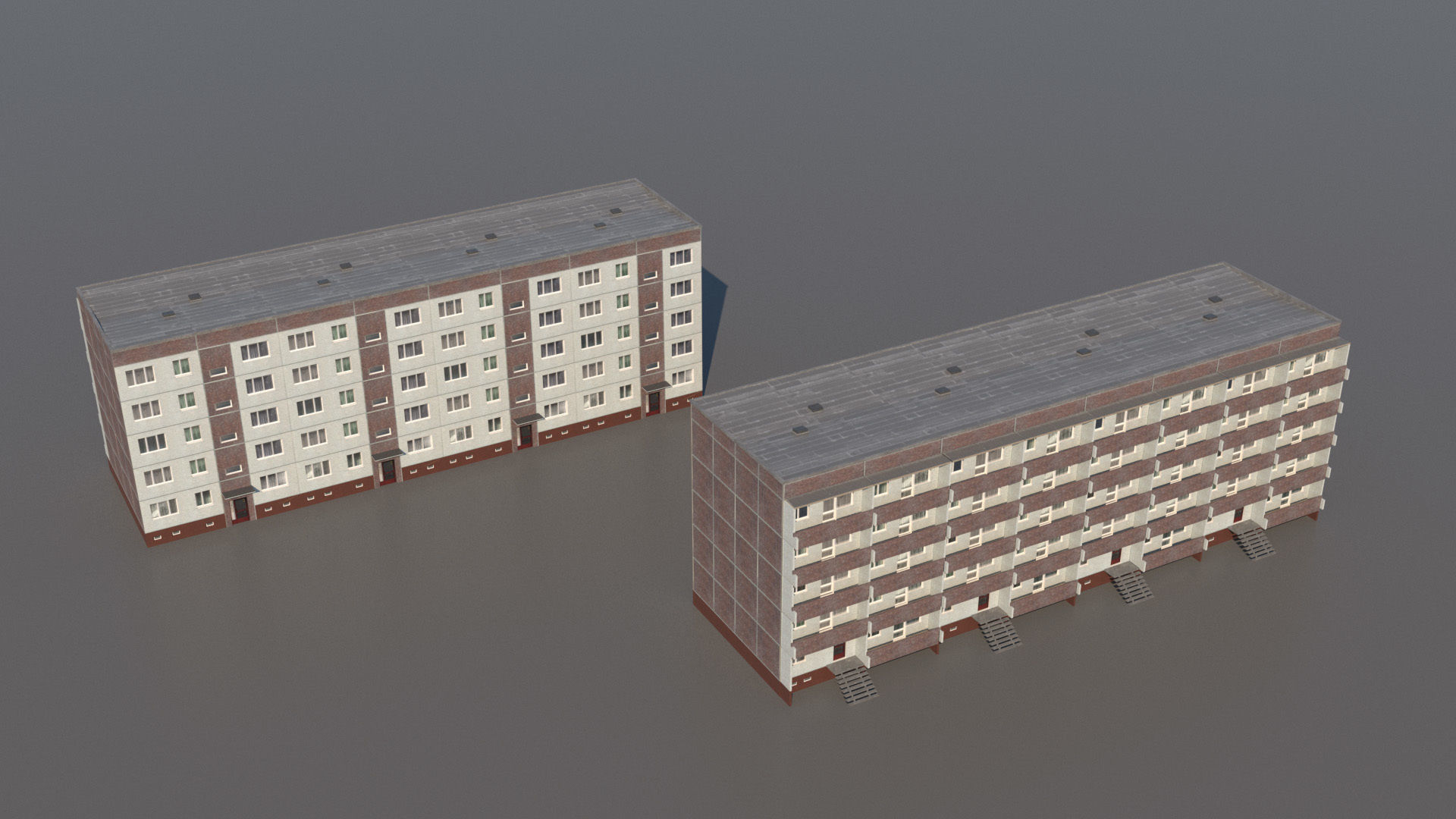 Germany DDR Berlin buildings pack 3D model_3