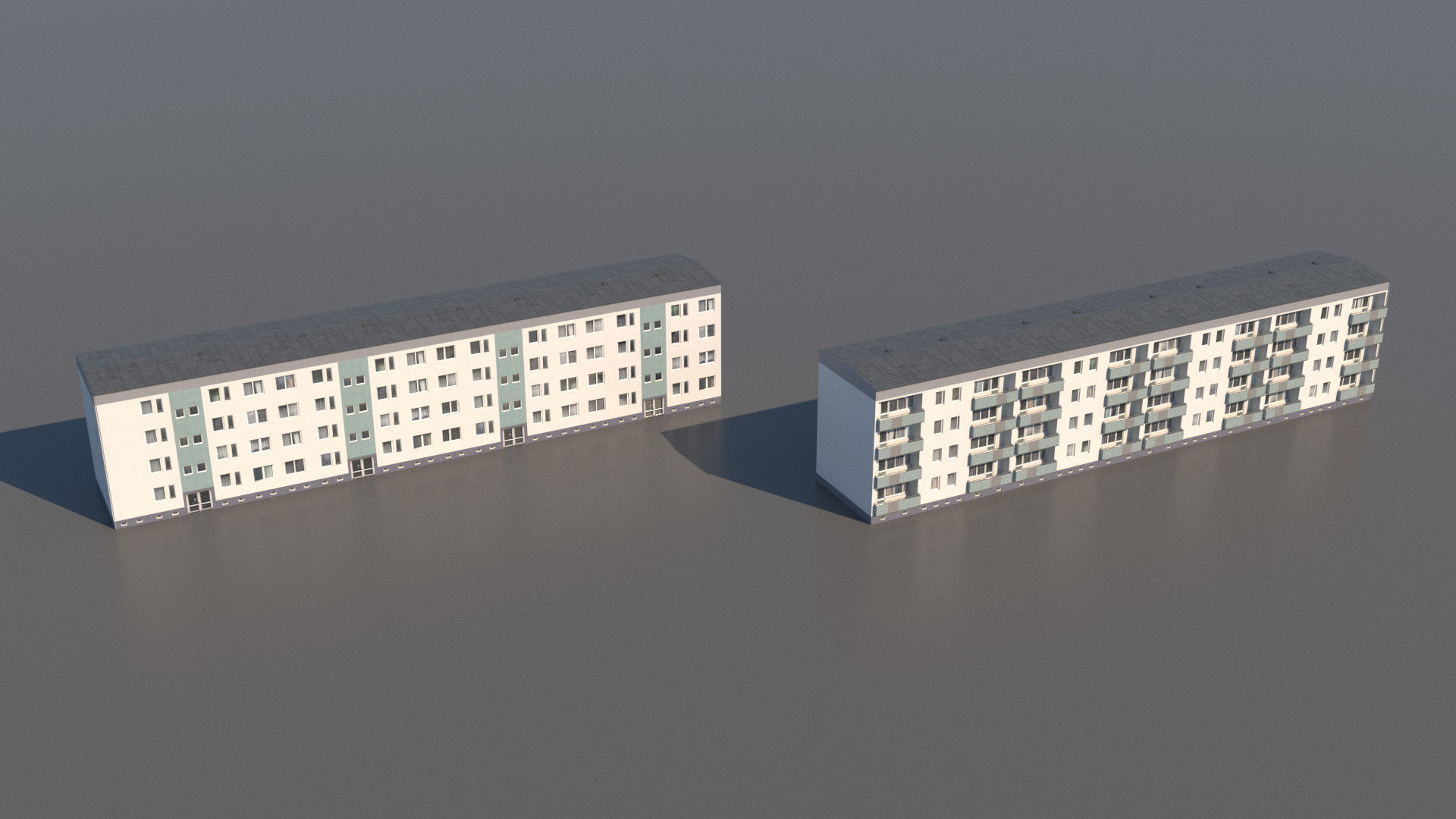 Germany DDR Berlin buildings pack 3D model_9