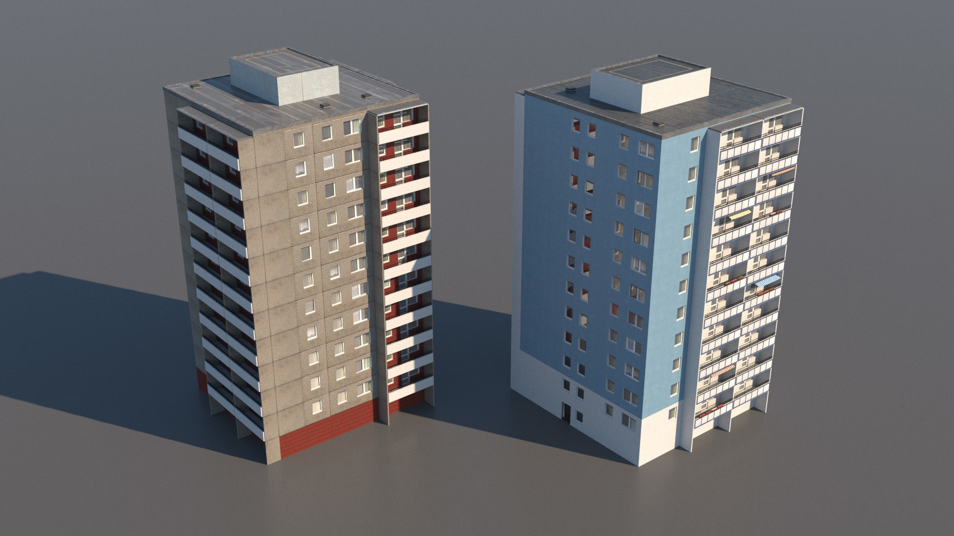 Germany DDR Berlin buildings pack 3D model_26
