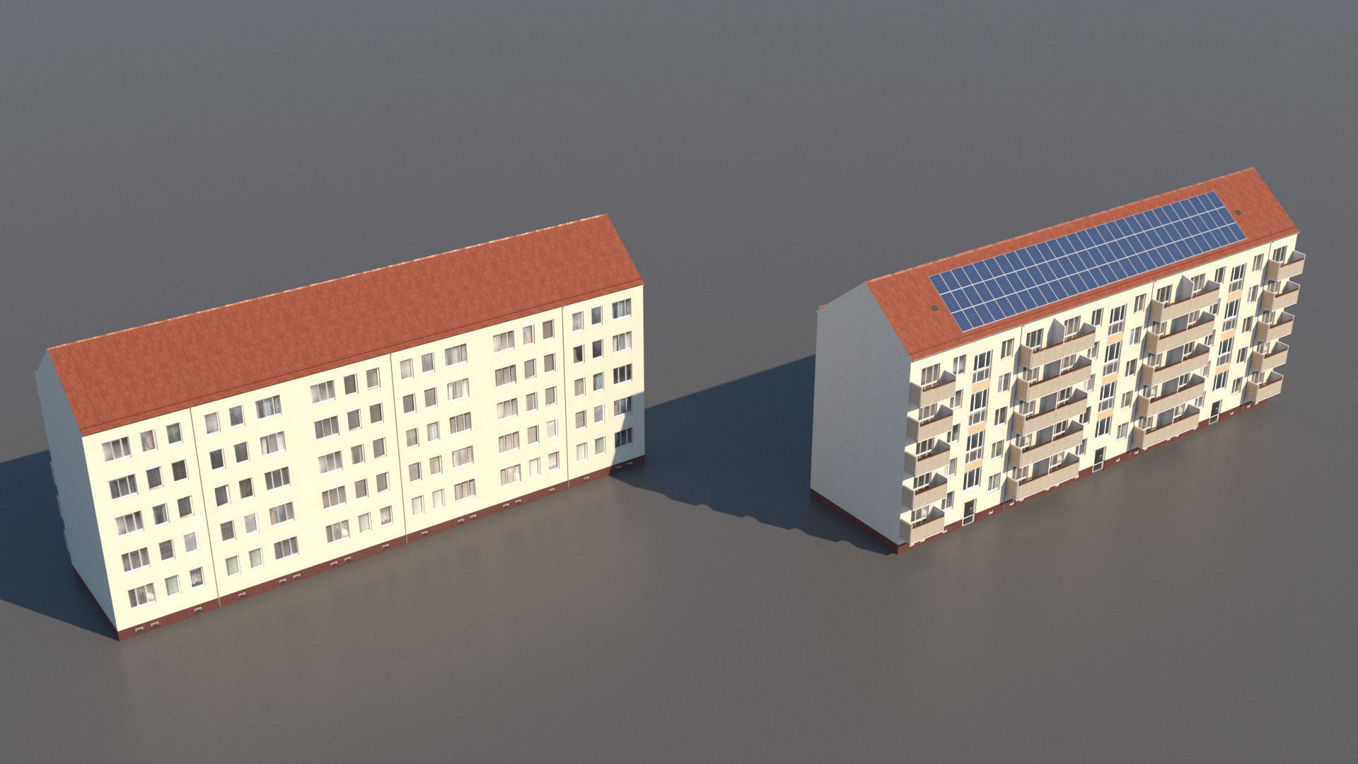 Germany DDR Berlin buildings pack 3D model_11