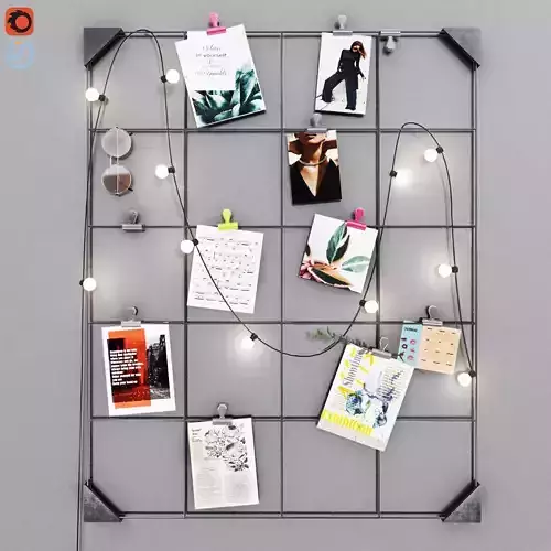 Ikea notice board 3D model
