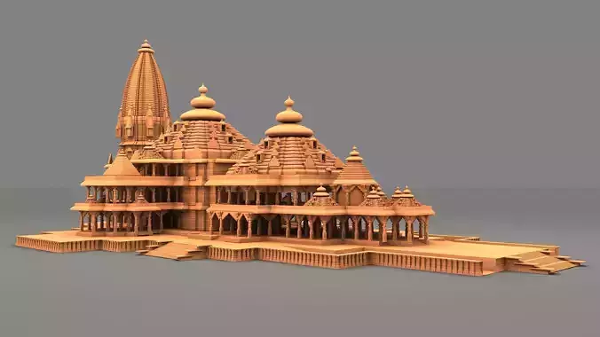 Ram Mandir   3D model