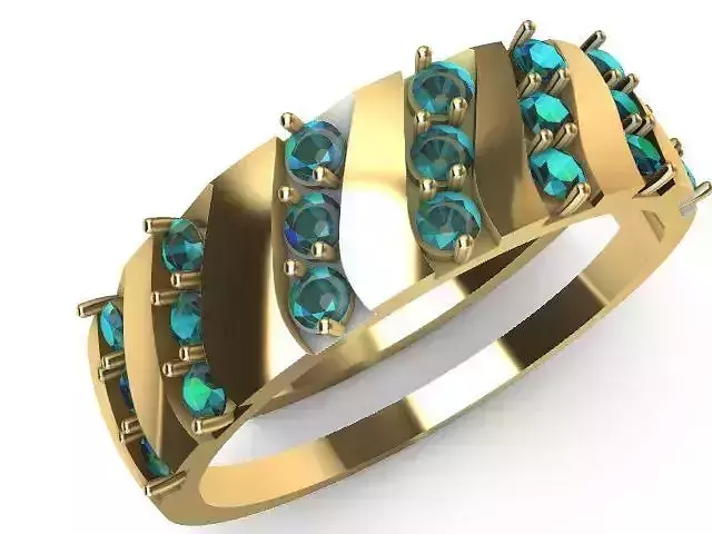 2 slash plain ring stl verified  3D print model