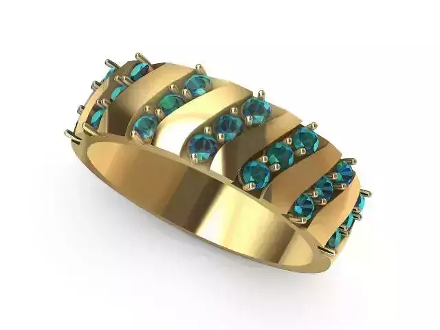 Plain slash ring stl verified 