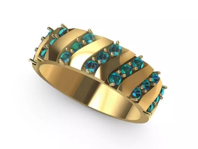 Plain slash ring stl verified 3D print model