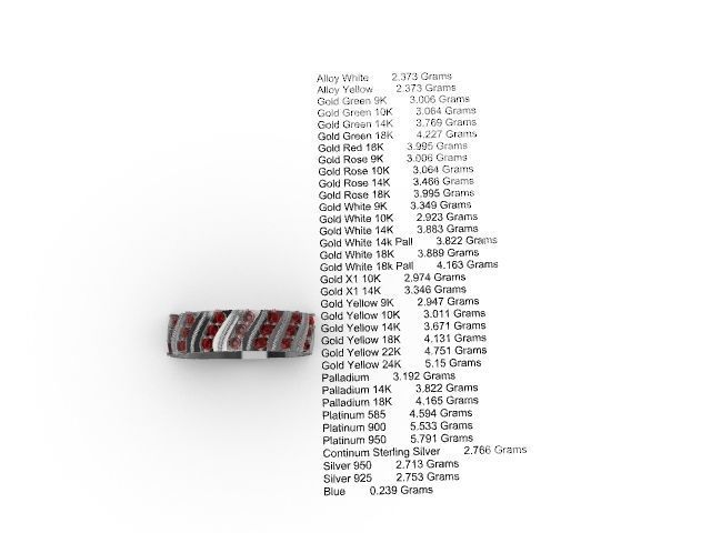 2 slash rope ring stl verified  3D print model_10