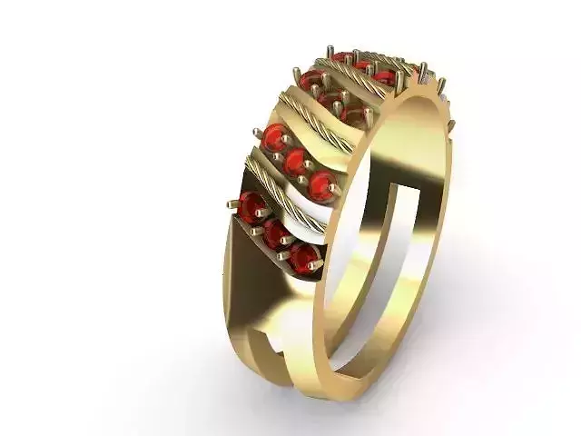 2 slash rope ring stl verified  3D print model