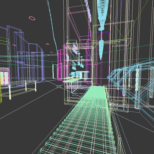 Servery 9 cafeteria 3D model_9