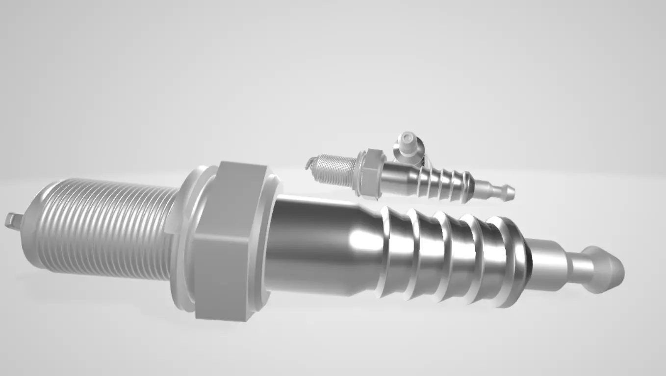 Spark Plugs Free 3D model_0