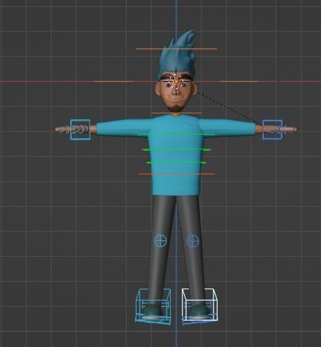 The boy who going to be a Rockstar 3D model_1