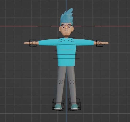 The boy who going to be a Rockstar 3D model_3