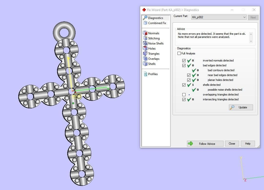 Cross Jewelry Pendant 3D print model_11