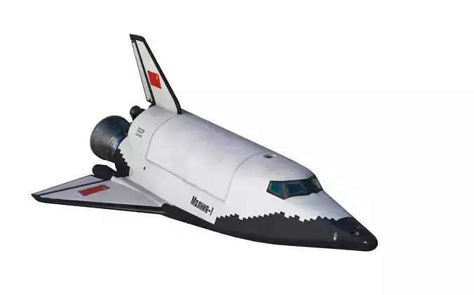 MAKS Molniya Multipurpose aerospace system Spacecraft 3D model
