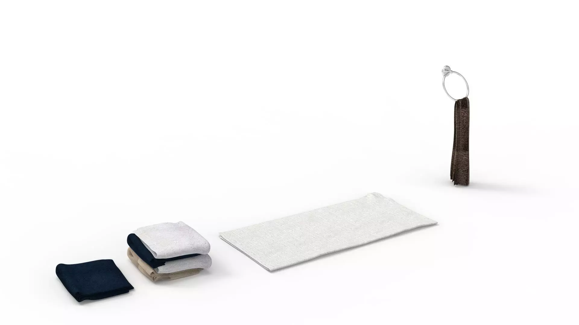 TOWEL stack of books Free 3D model