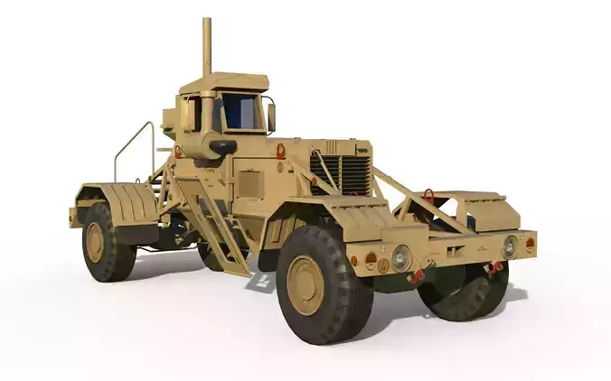Husky mine detection vehicle