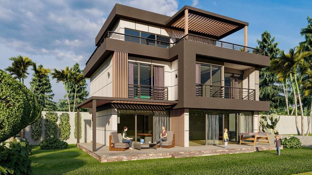 3D villa drawing with lumion11 3D print model_4