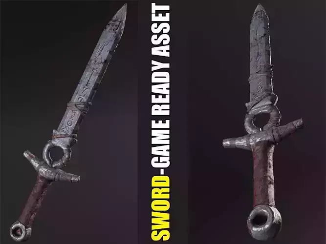 sword game ready asset