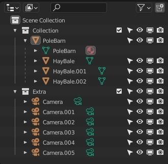 Pole Barn Low-poly 3D model_17