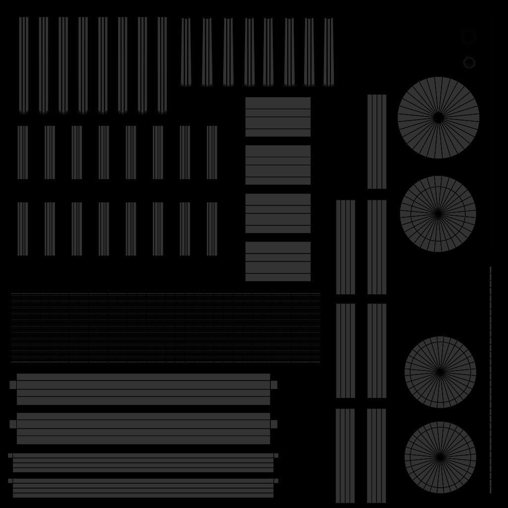 Grain Bin Low-poly 3D model_33