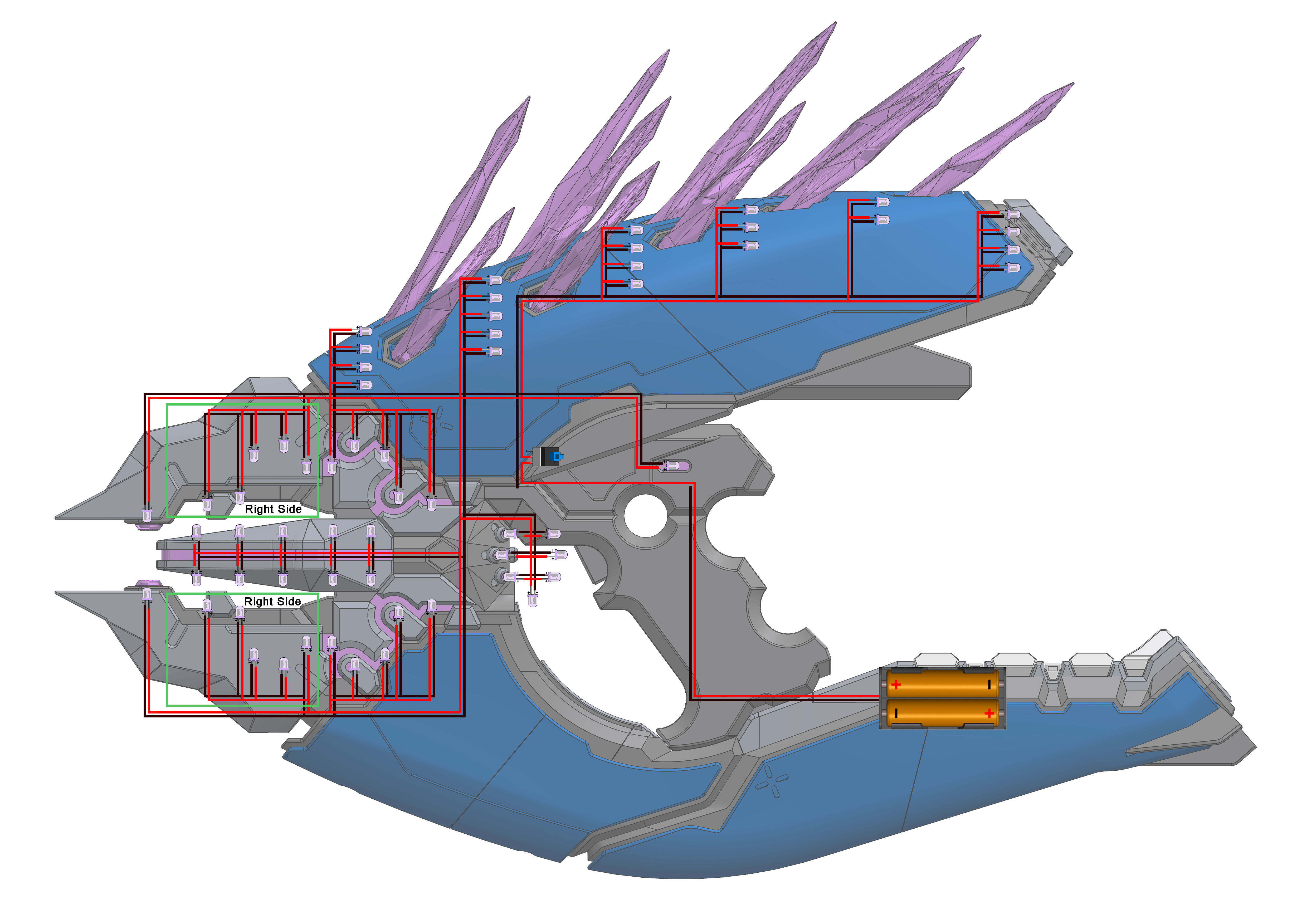 Needler - Halo Infinite - Printable 3d model - STL 3D print model_18