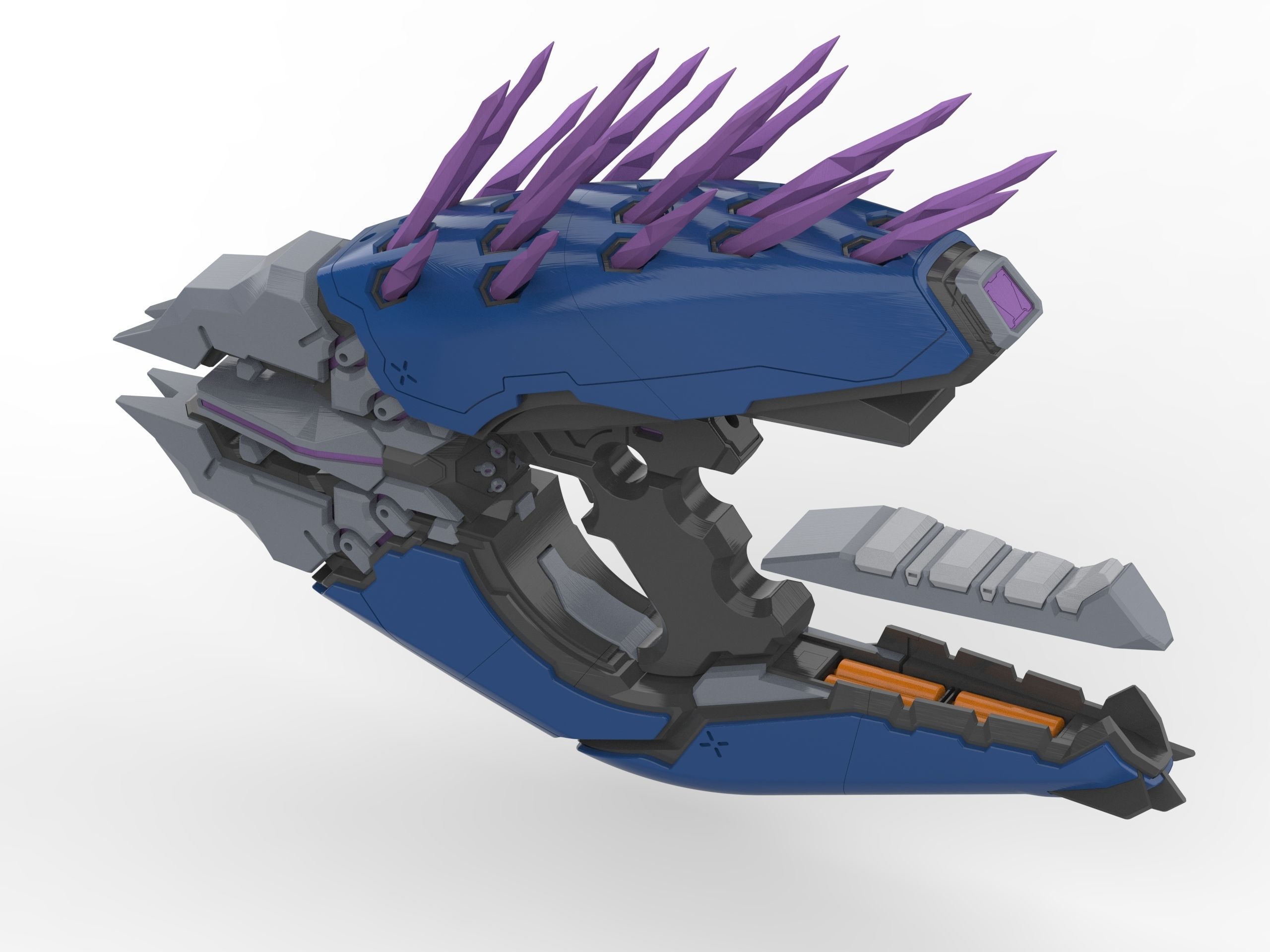 Needler - Halo Infinite - Printable 3d model - STL 3D print model_9