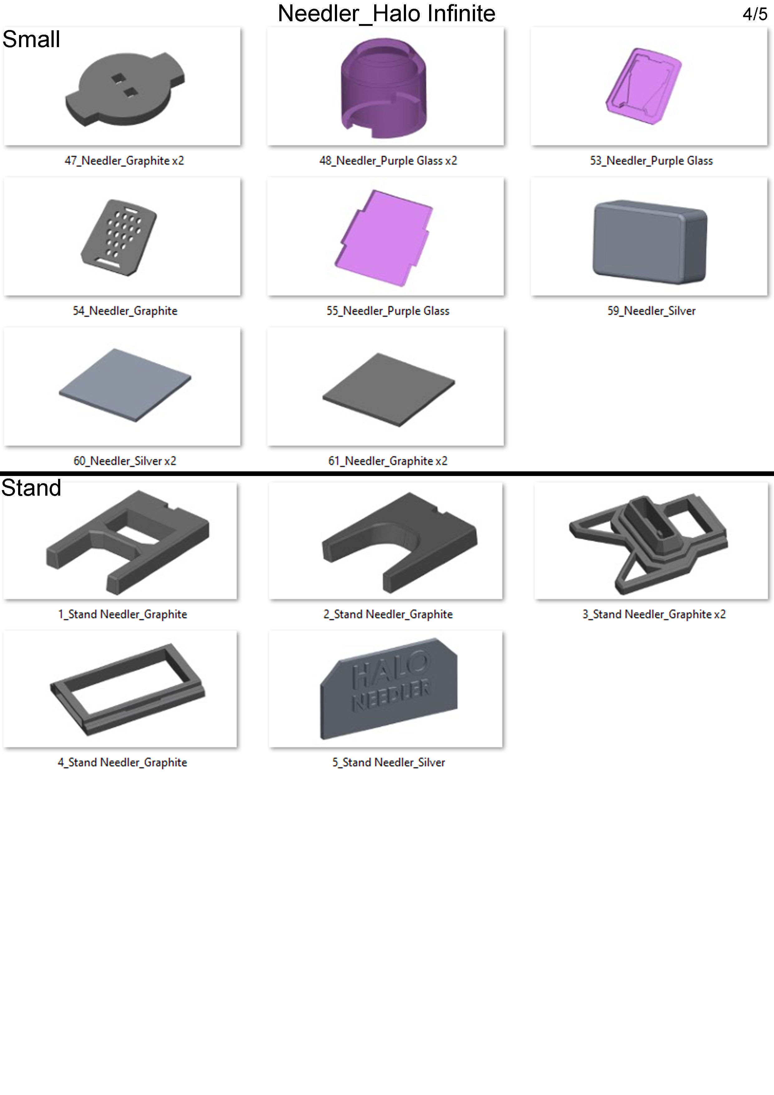 Needler - Halo Infinite - Printable 3d model - STL 3D print model_15