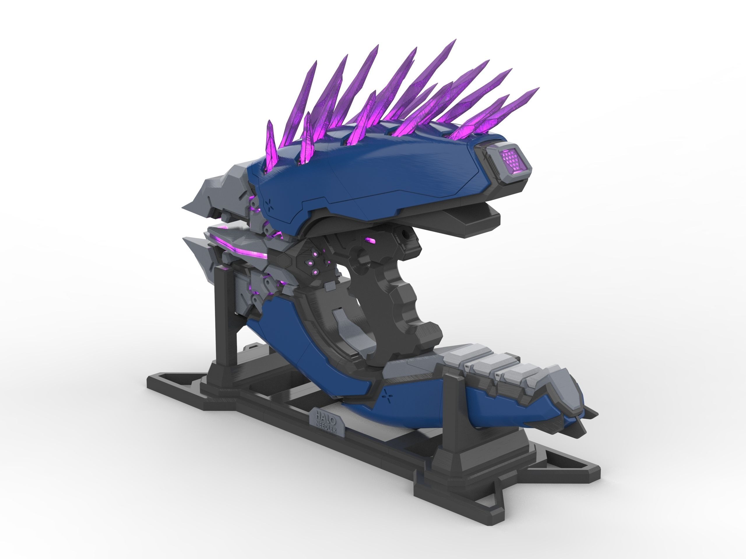 Needler - Halo Infinite - Printable 3d model - STL 3D print model_4