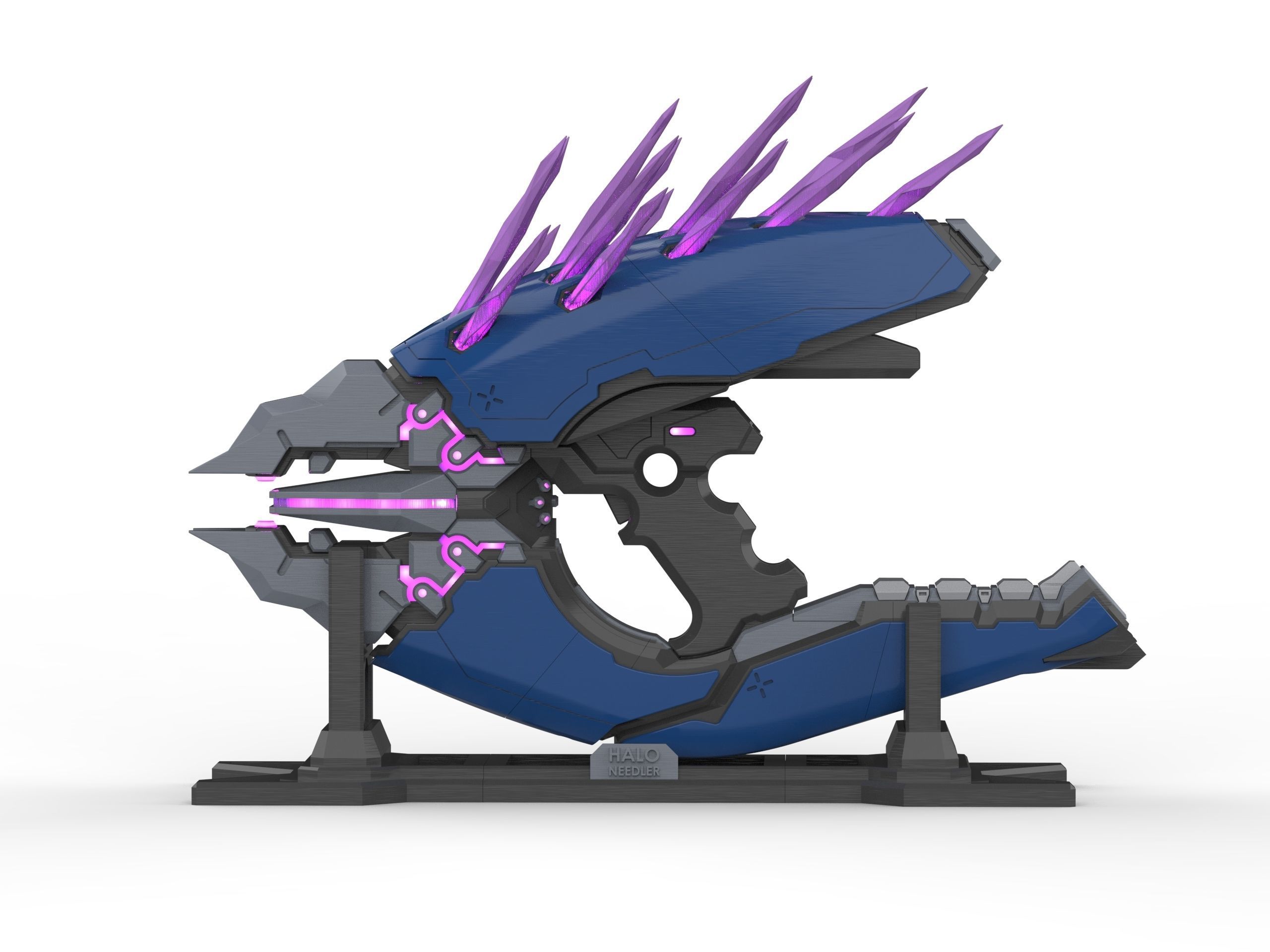 Needler - Halo Infinite - Printable 3d model - STL 3D print model_3