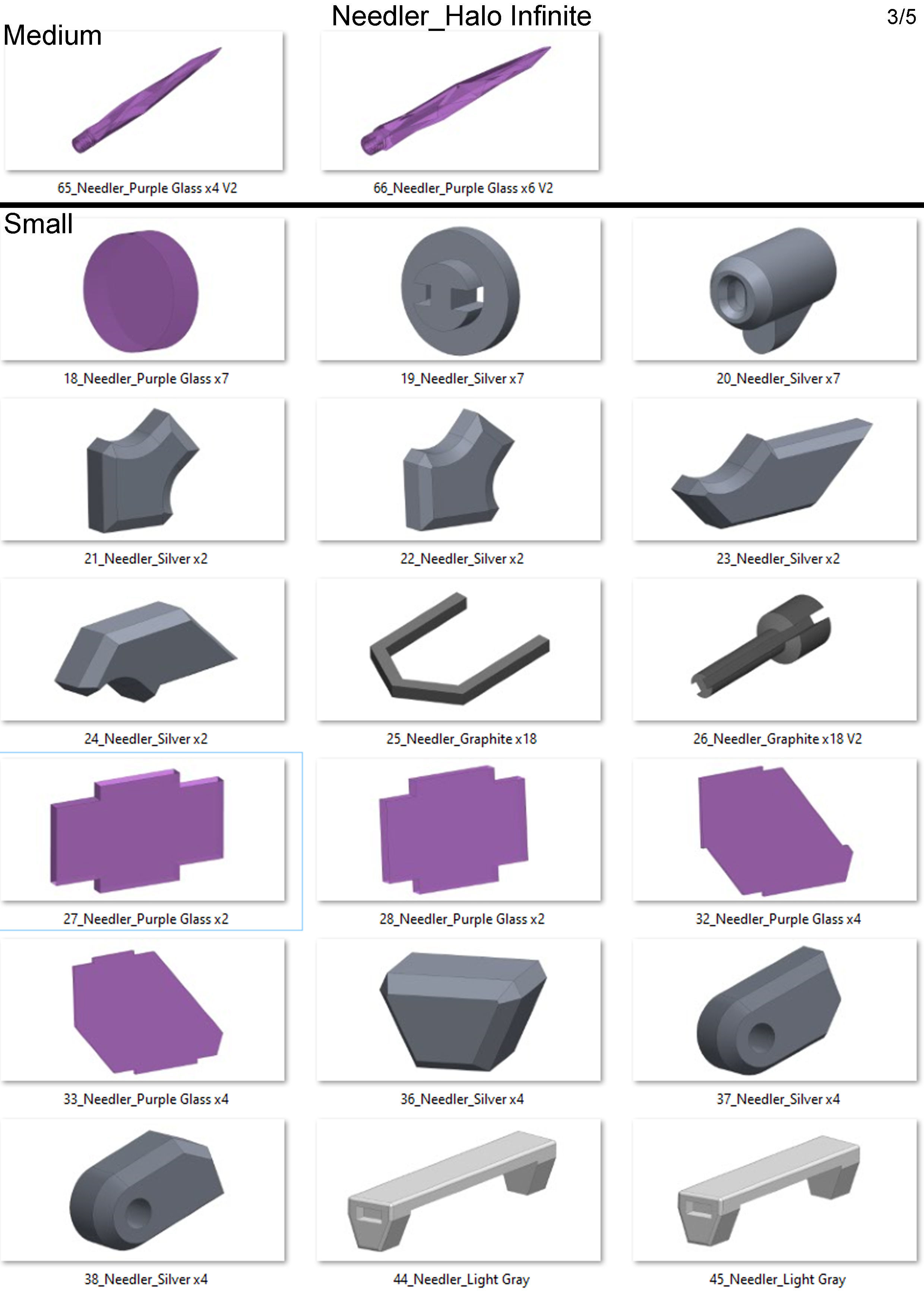 Needler - Halo Infinite - Printable 3d model - STL 3D print model_14