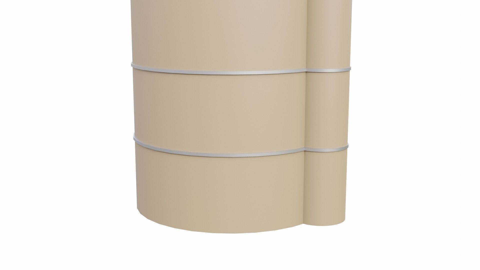 Farm Silo Low-poly 3D model_6