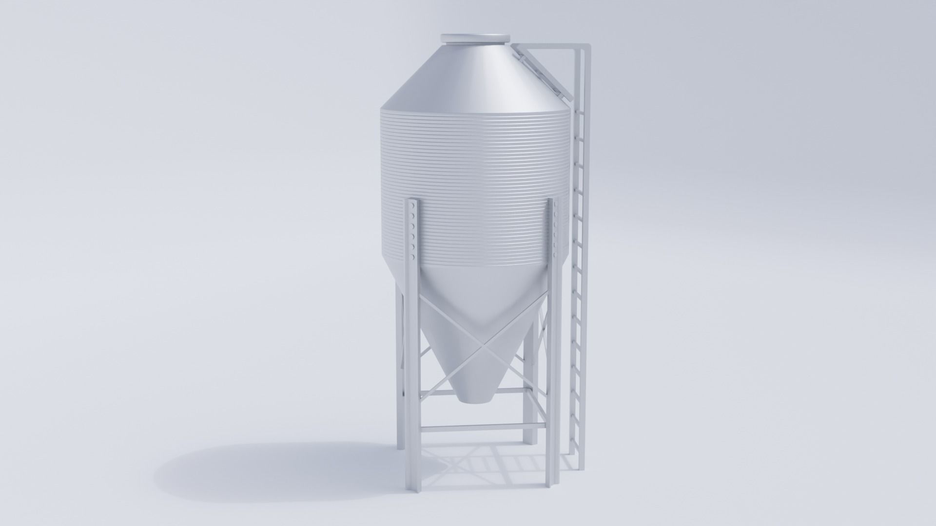 Farm Hopper Low-poly 3D model_9