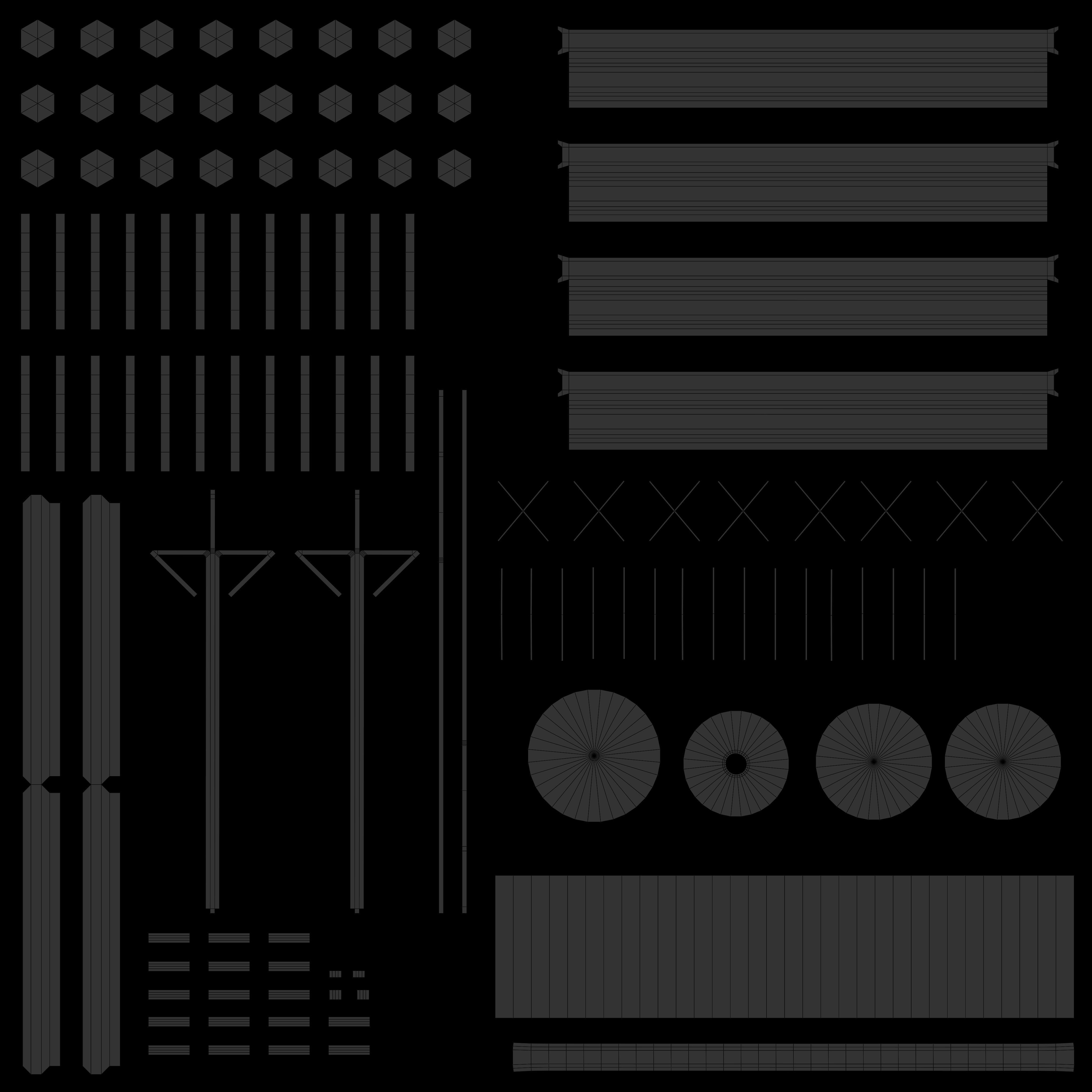 Farm Hopper Low-poly 3D model_22