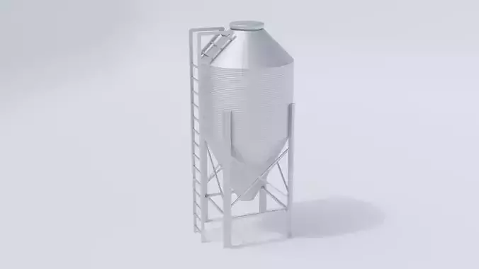 Farm Hopper Low-poly 3D model