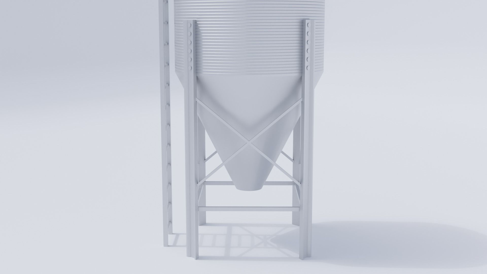 Farm Hopper Low-poly 3D model_6