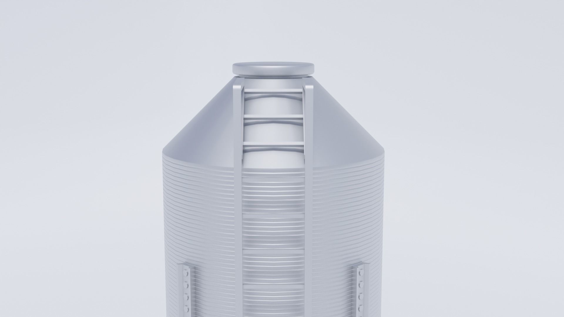 Farm Hopper Low-poly 3D model_7