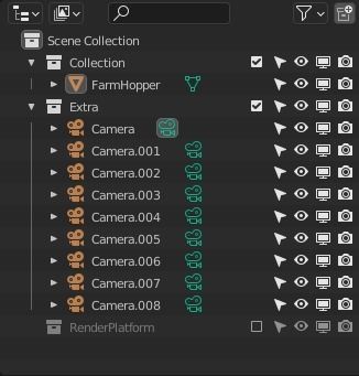 Farm Hopper Low-poly 3D model_21