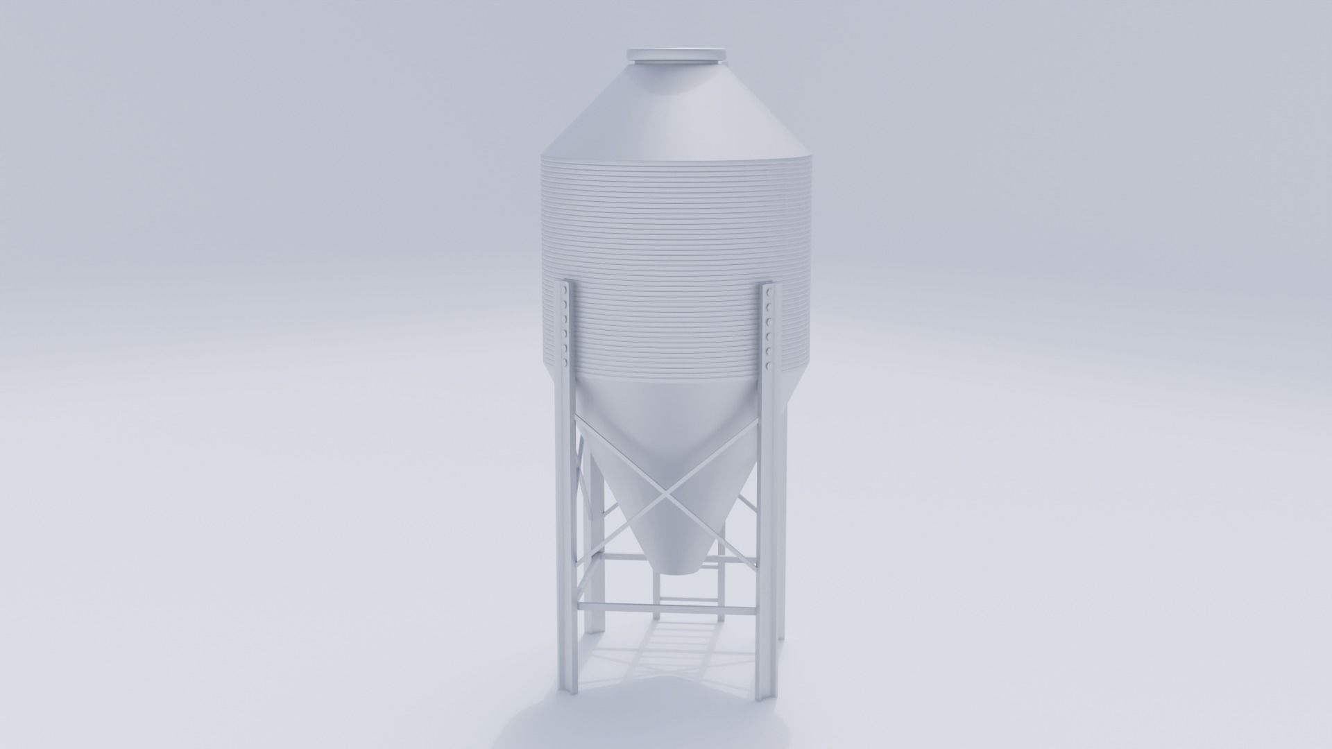 Farm Hopper Low-poly 3D model_10