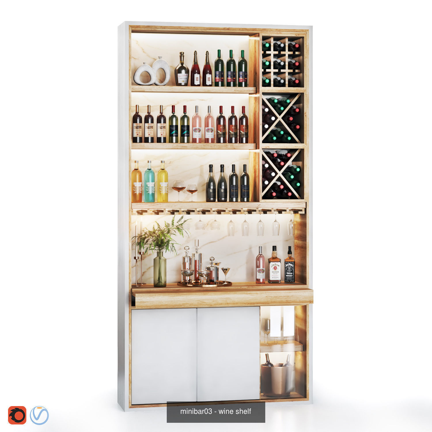 Kitchen- modern and Classic 3D Model Collection_7