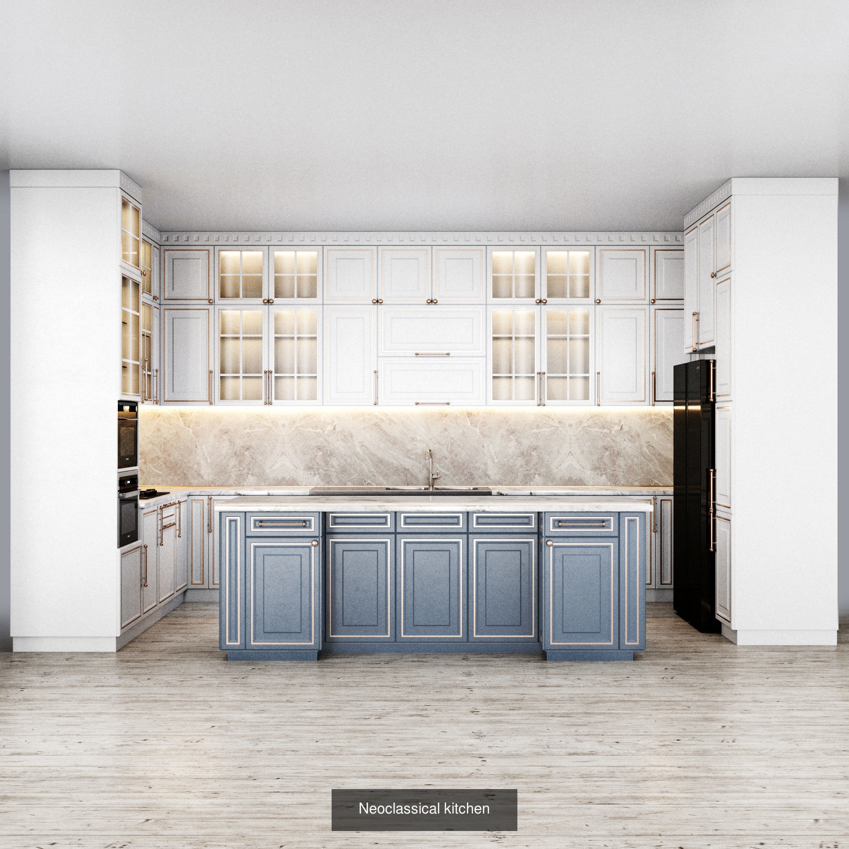 Kitchen- modern and Classic 3D Model Collection_10