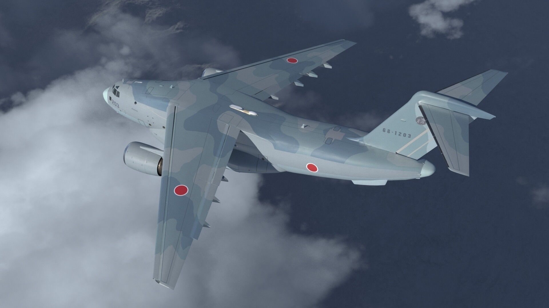 Kawasaki C-2 3D model_4