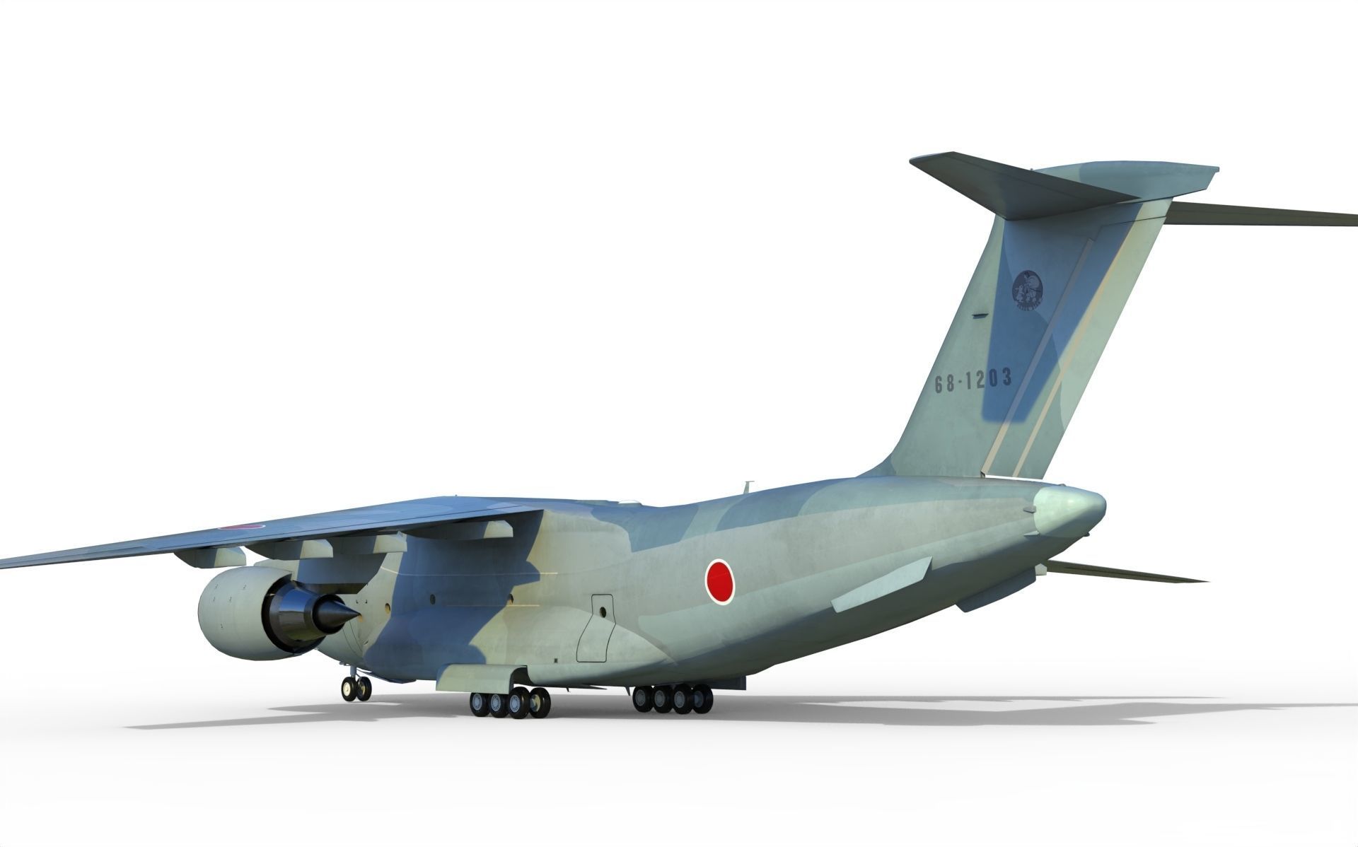 Kawasaki C-2 3D model_7