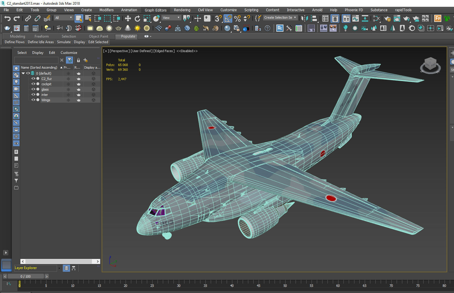 Kawasaki C-2 3D model_15