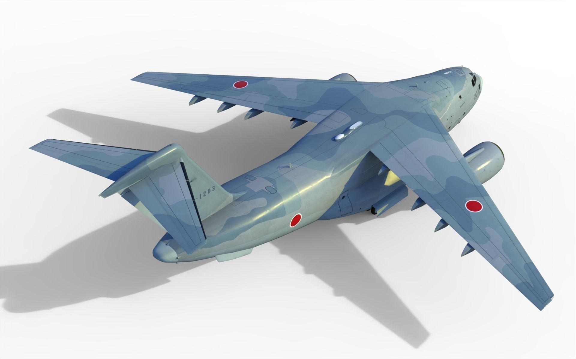 Kawasaki C-2 3D model_6