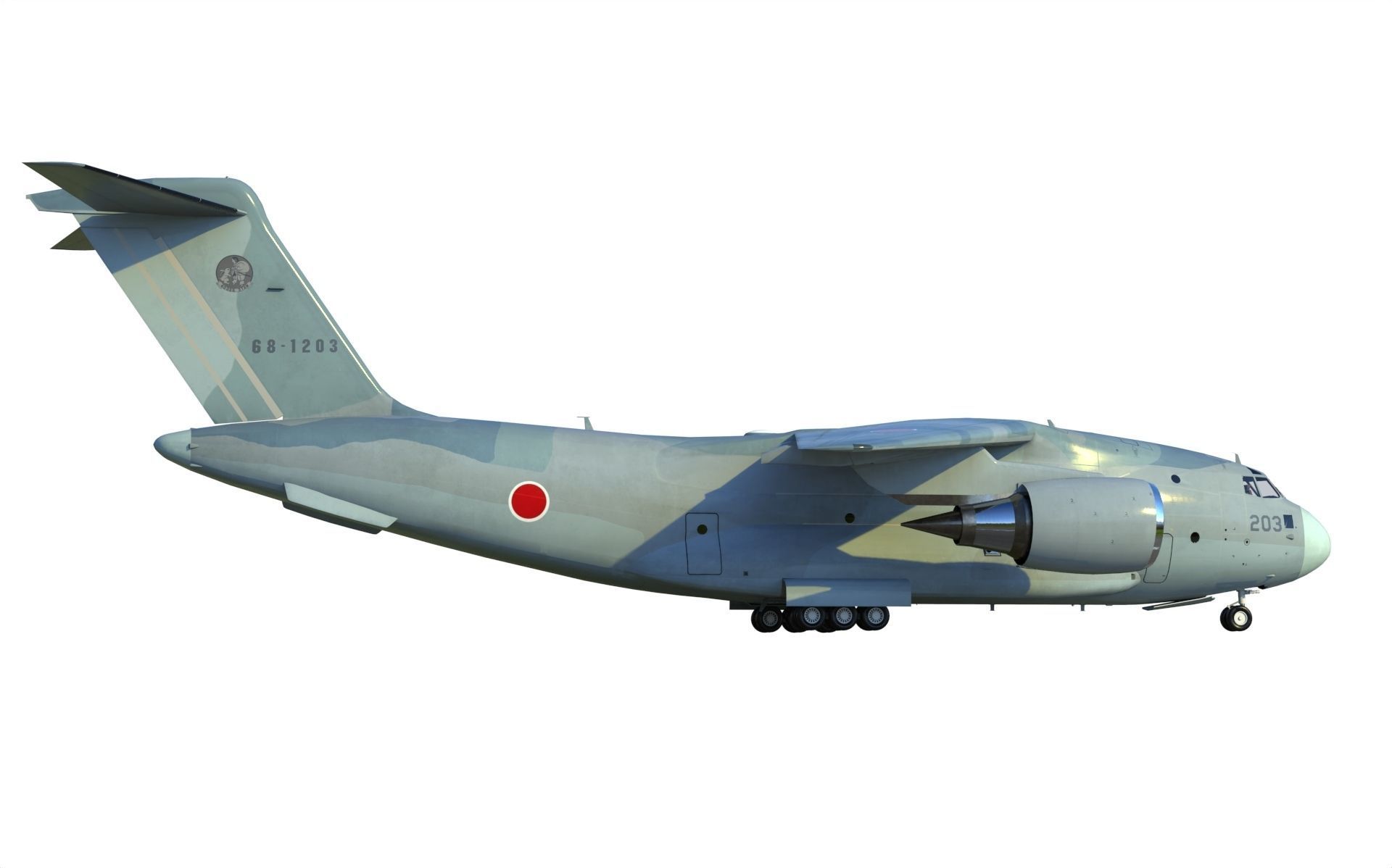 Kawasaki C-2 3D model_5